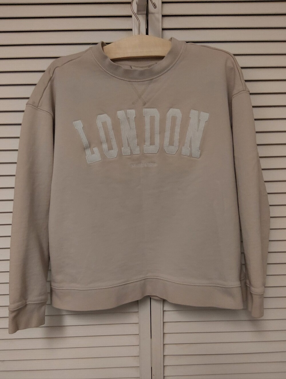 Scotch & Soda Neutral Beige 'LONDON' Crewneck Sweatshirt